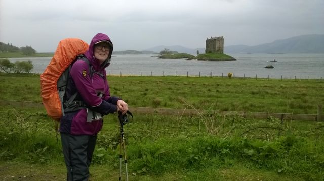 Passing Castle Stalker